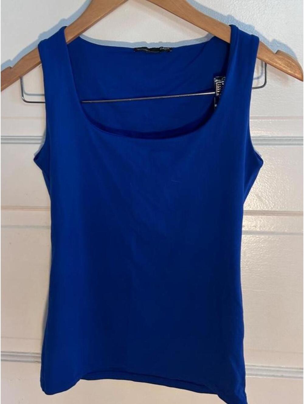 Zara Women's Blue Vests-tanks-cami